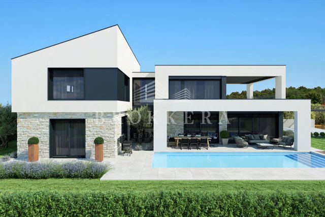 MODERN VILLA WITH SWIMMING POOL IN THE SURROUNDINGS OF POREČ, 214 m2