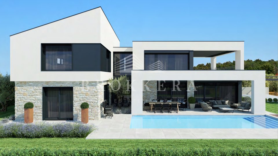 MODERN VILLA WITH SWIMMING POOL IN THE SURROUNDINGS OF POREČ, 214 m2