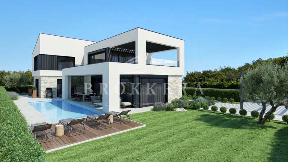 MODERN VILLA WITH SWIMMING POOL IN THE SURROUNDINGS OF POREČ, 214 m2