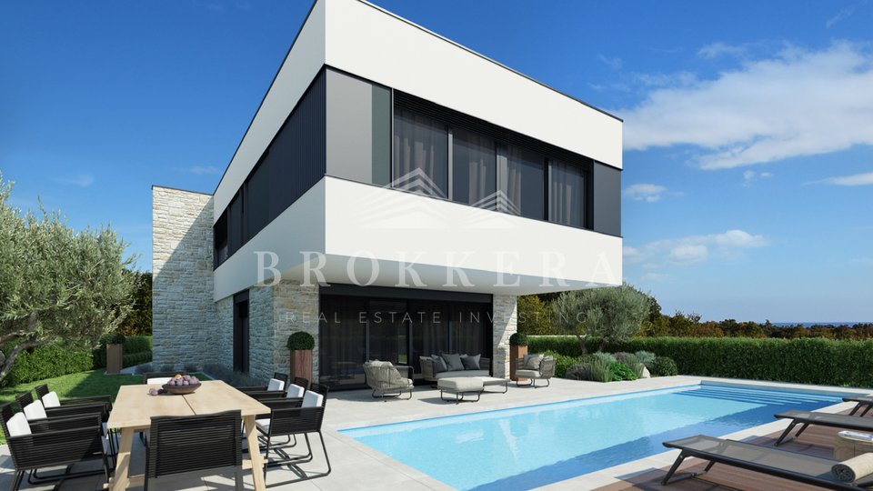 MODERN VILLA WITH SWIMMING POOL IN THE SURROUNDINGS OF POREČ, 187 m2