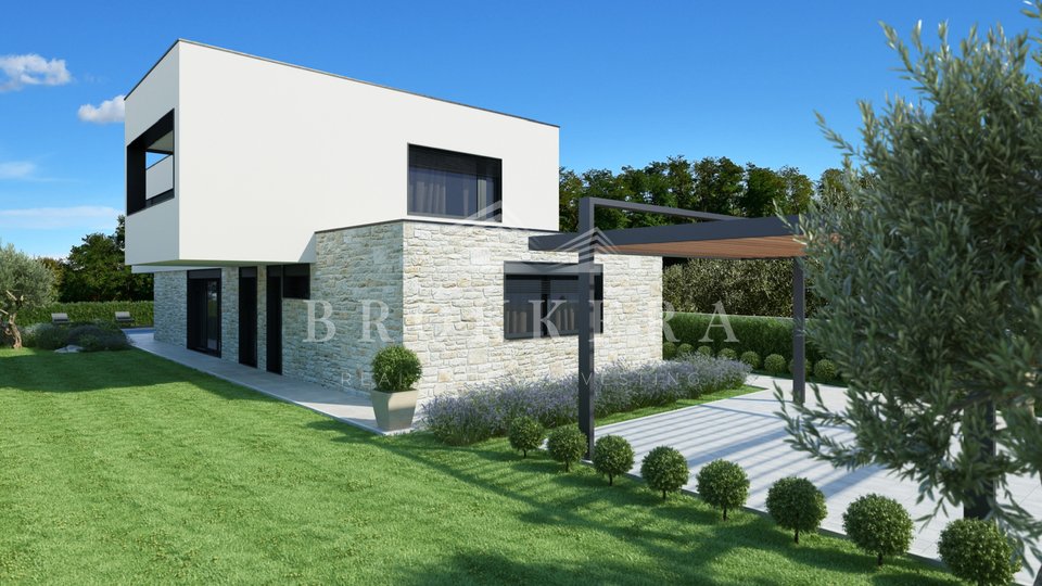 MODERN VILLA WITH SWIMMING POOL IN THE SURROUNDINGS OF POREČ, 187 m2